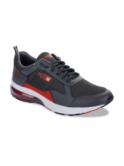 

Liberty Men Charcoal Grey Mesh Running Shoes