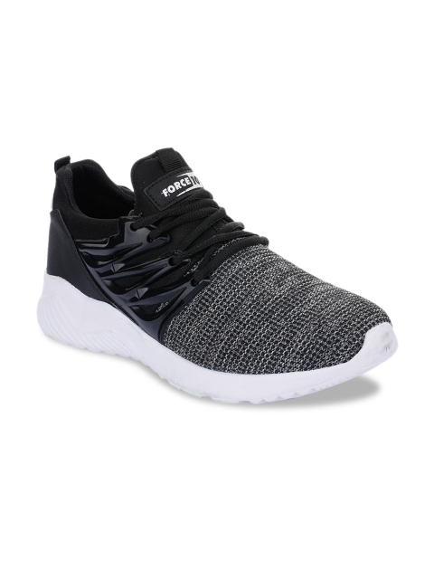 

Liberty Men Black & White Mesh Running Shoes