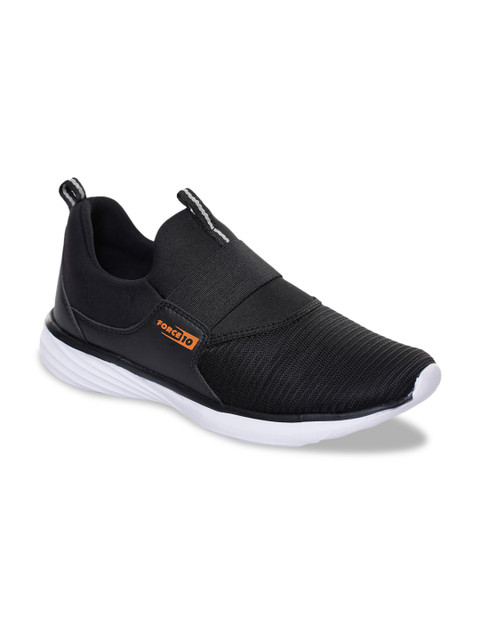 

Liberty Men Black Mesh Walking Shoes
