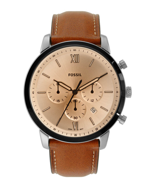 

Fossil Men Beige Analogue Watch FS5627