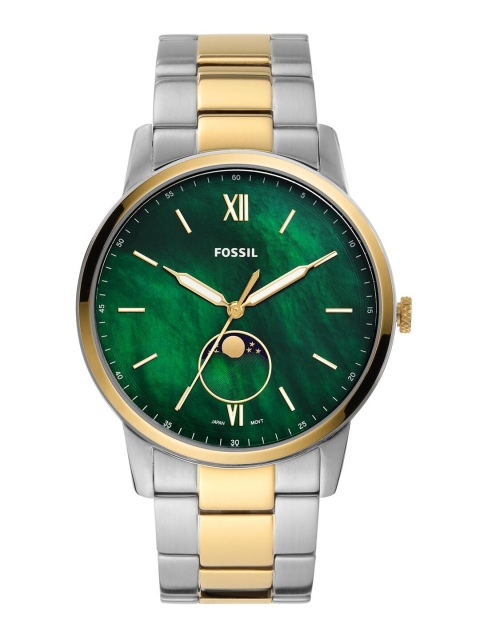 

Fossil Men Green The Minimalist Moonphase Analogue Watch FS5572