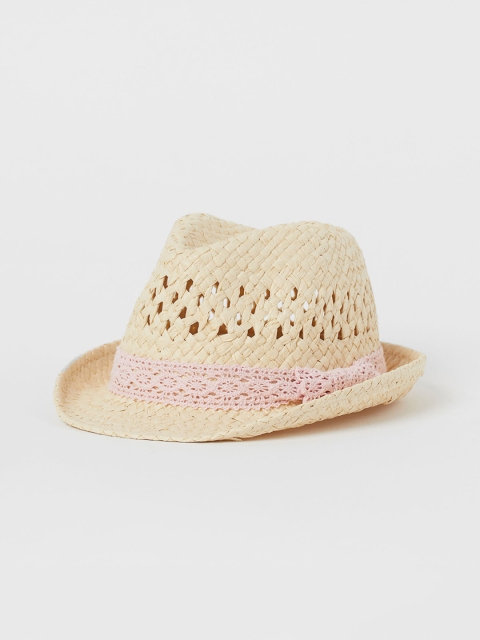 

H&M Kids Beige Straw Hat with Band