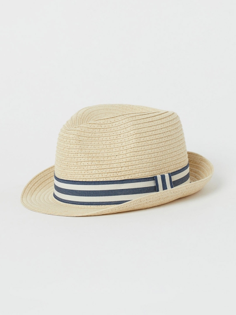 

H&M Unisex Beige Straw Hat