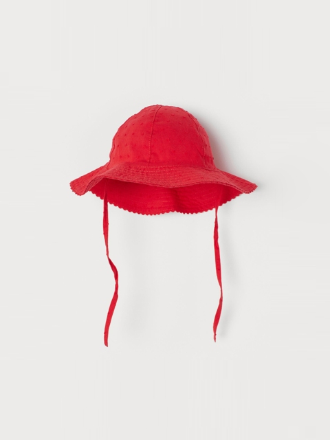

H&M Kids Red Solid Cotton Sun Hat