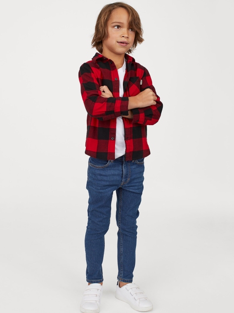 

H&M Boys Solid Blue Skinny Fit Jeans