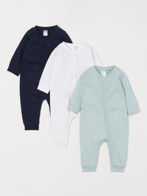 

H&M Pack of 3 Boys Cotton Sustainable Pyjamas, White