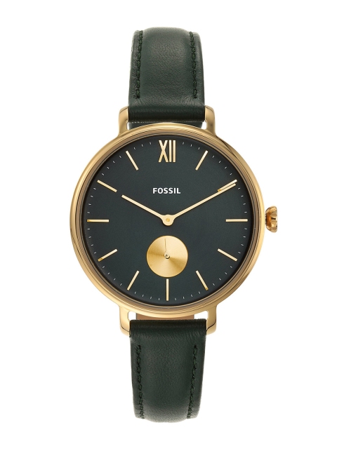 

Fossil Women Green & Gold-Toned Analogue Watch ES4662