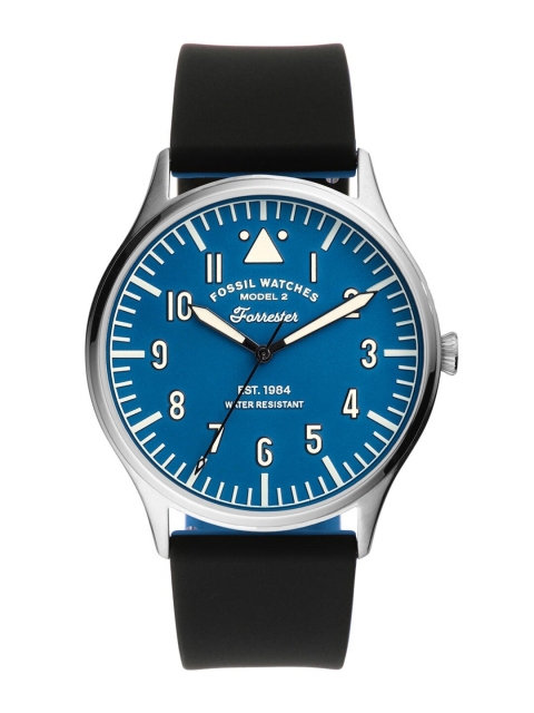 

Fossil Men Navy Blue Analogue Watch FS5617