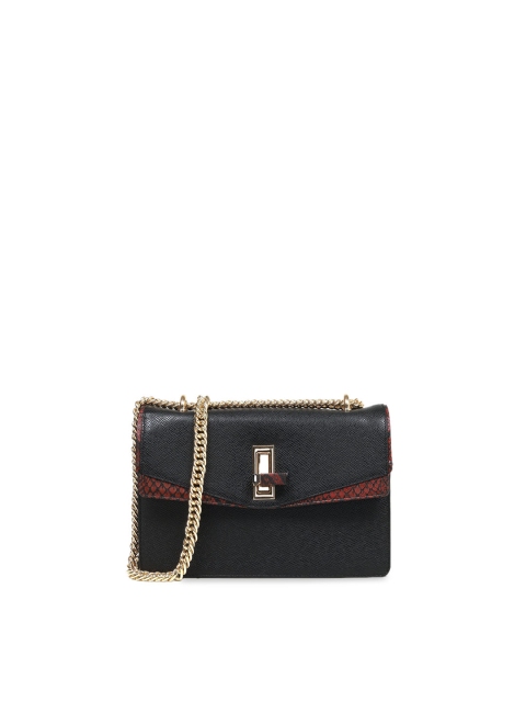 

Da Milano Black & Brown Printed Shoulder Bag