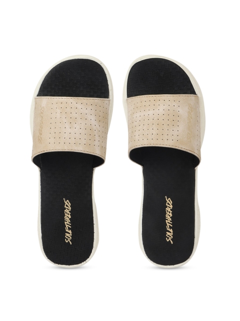 

Solethreads Women Beige Solid Ultra-Light Sliders