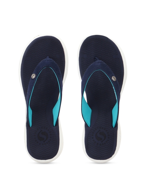 

Solethreads Women Navy Blue Solid Thong Flip-Flops