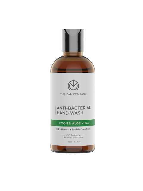 

THE MAN COMPANY Men Anti Bacterial Lemon & Aloe Vera Hand Wash 250ml, White