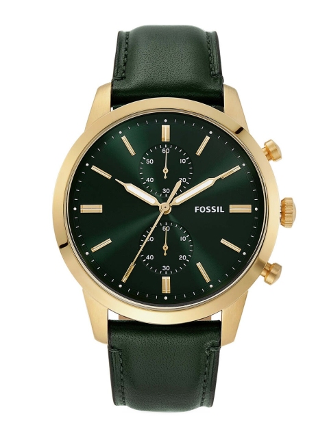 

Fossil Men Green Townsman Analogue Watch FS5599