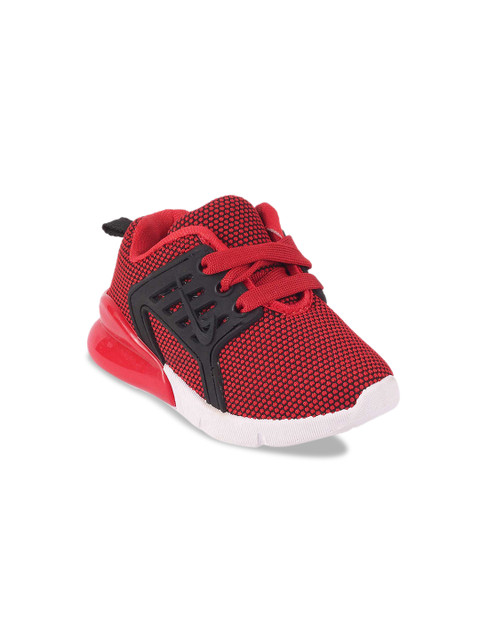 

Kittens Boys Red Woven Design Lightweight Sneakers