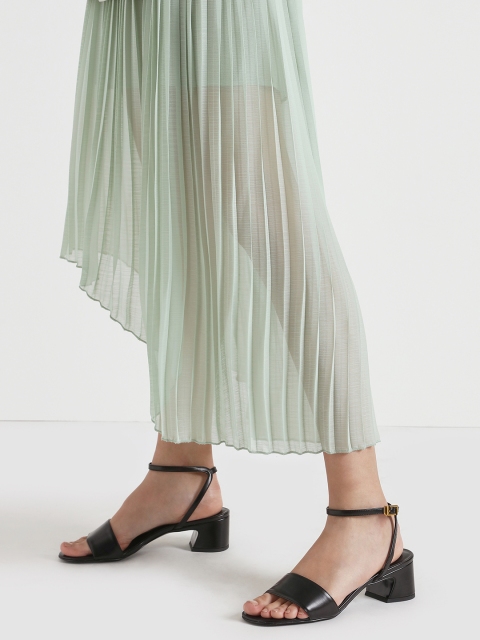 

CHARLES & KEITH Women Black Solid Heels