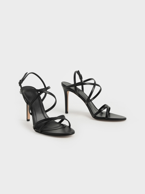 

CHARLES & KEITH Women Black Solid Stilettos