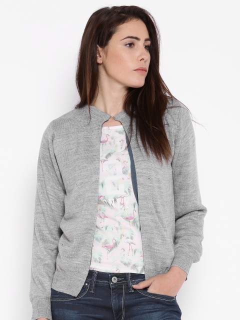 

Pepe Jeans Grey Front Open Sweater