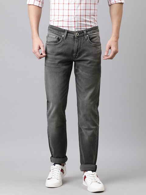 

Louis Philippe Jeans Men Grey Slim Fit Low-Rise Clean Look Stretchable Jeans