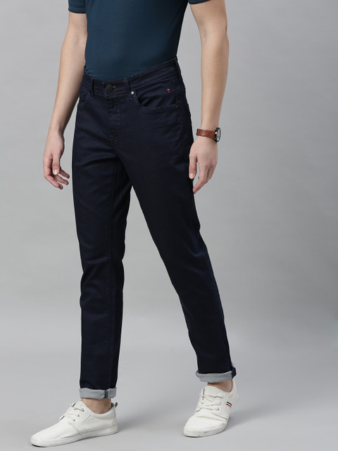 

Louis Philippe Jeans Men Blue Slim Fit Low-Rise Clean Look Stretchable Jeans