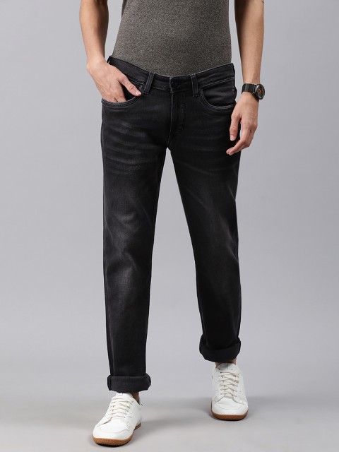 

Louis Philippe Jeans Men Black MATT Slim Fit Low-Rise Clean Look Stretchable Jeans