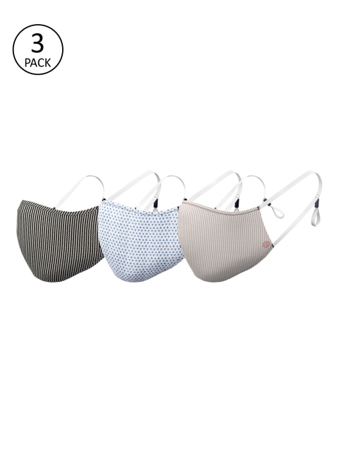 

Van Heusen Assorted Pack of 3 Reusable 3-Layer Protect Outdoor Masks