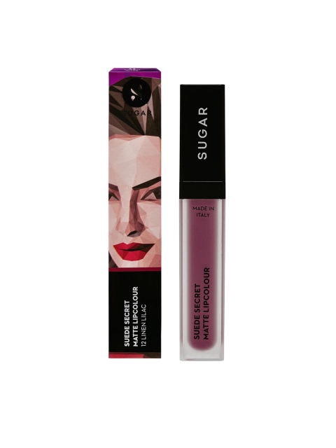 

SUGAR Mauve Suede Secret Matte Lipcolour - 12 Linen Lilac