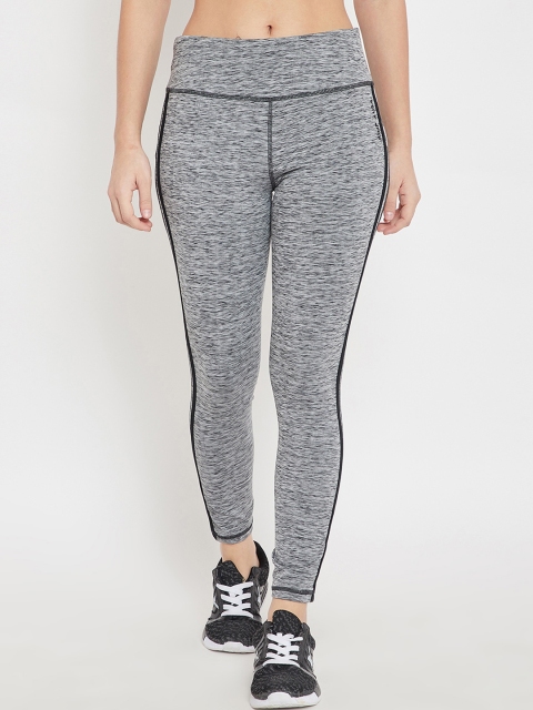 

JUMP USA Women Grey Solid Tights
