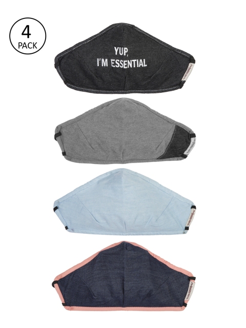 

Roadster Adults Pack of 4 Reusable 5-Layer Protective Outdoor Masks, Multi