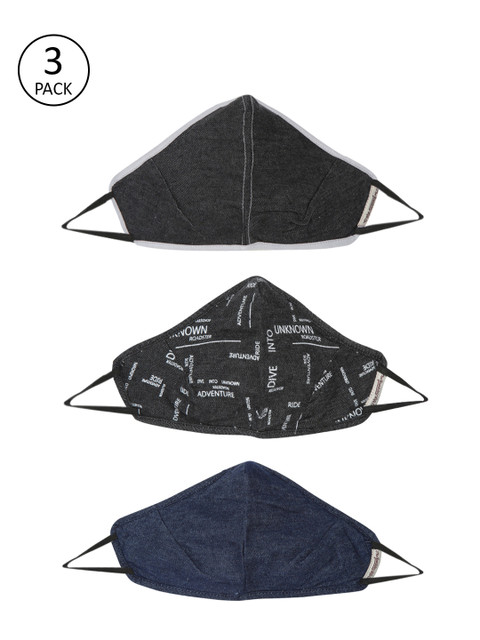 

Roadster Adults Pack of 3 Reusable 5-Layer Protective Outdoor Masks, Multi