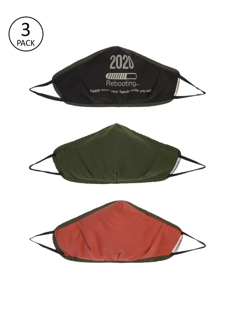 

Roadster Adults Pack of 3 Reusable 5-Layer Protective Outdoor Masks, Multi
