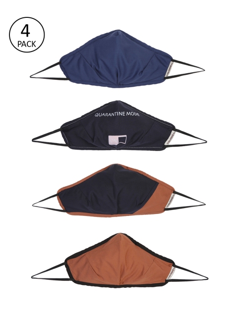 

Roadster Adults Pack of 4 Reusable 5-Layer Protective Outdoor Masks, Multi