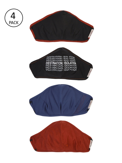 

Roadster Adults Pack of 4 Reusable 5-Layer Protective Outdoor Masks, Multi