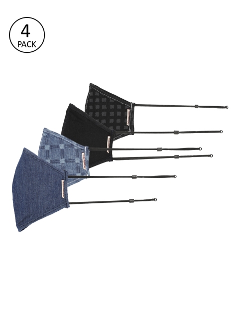 

Roadster Adults Pack of 4 Reusable 5-Layer Protective Outdoor Masks, Multi