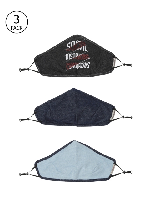 

Roadster Adults Pack of 3 Reusable 5-Layer Protective Outdoor Masks, Multi