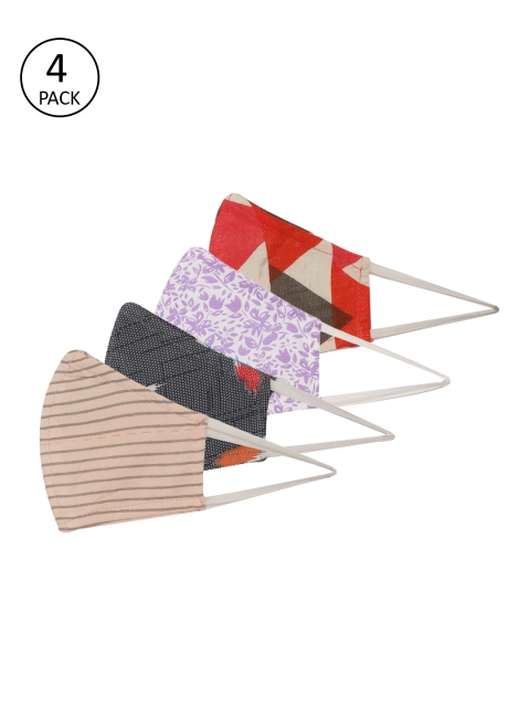 

Anouk Multicoloured Set of 4 Reusable Masks, Multi