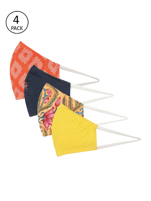

Anouk Multicoloured Set of 4 Reusable Masks, Multi