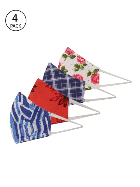 

Anouk Multicoloured Set of 4 Reusable Masks, Multi