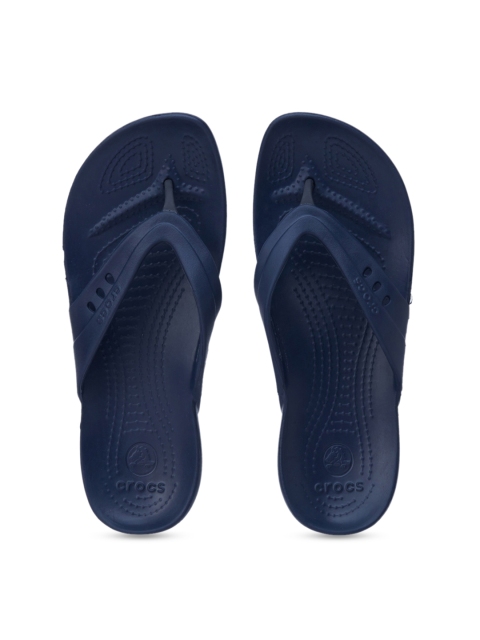 

Crocs Kadee Women Navy Blue Solid Thong Flip-Flops