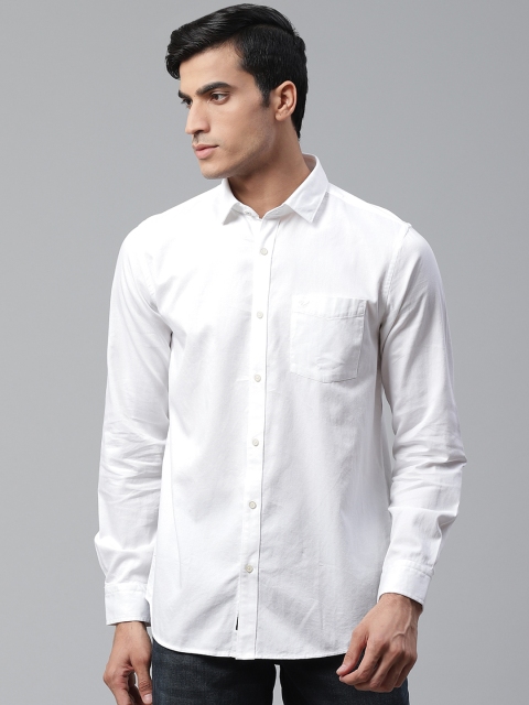 

Blackberrys Men White India Slim Fit Solid Casual Shirt