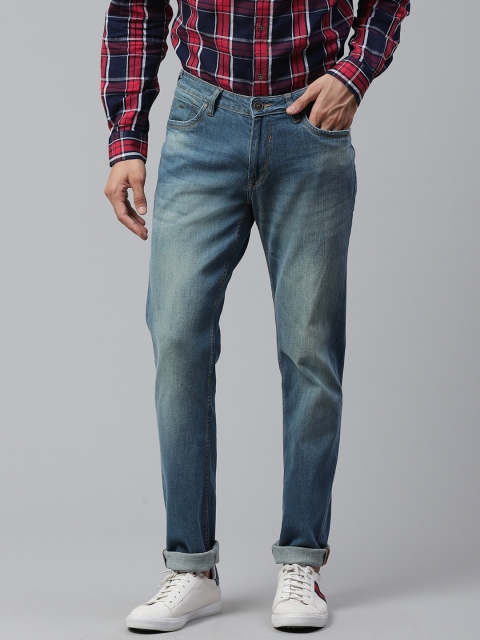 

Blackberrys Men Blue Slim Fit Low-Rise Clean Look Stretchable Jeans