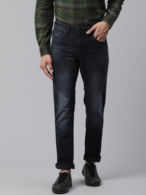 

Blackberrys Men Navy Blue Slim Fit Low-Rise Clean Look Stretchable Jeans