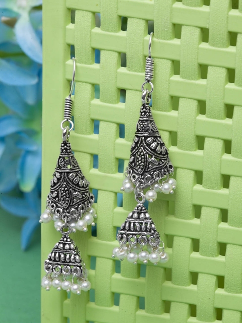 

Stoln Silver-Plated Classic Drop Earrings