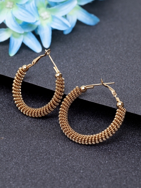

Stoln Gold-Plated Circular Hoop Earrings
