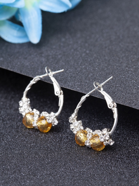 

Stoln Silver-Toned Classic Hoop Earrings