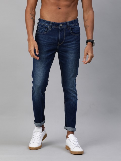 

Harvard Men Blue Skinny Fit Mid-Rise Clean Look Stretchable Jeans