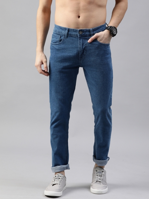 

Harvard Men Blue Skinny Fit Mid-Rise Clean Look Stretchable Jeans