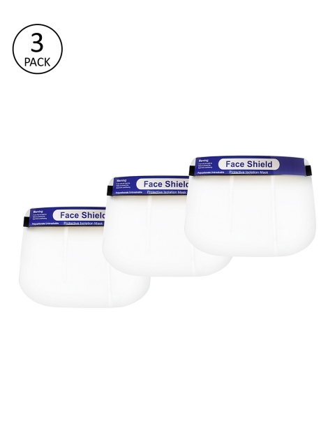 

Sojanya Transparent Set of 3 Polycarbonate Unbreakable and Reusable Face Shields