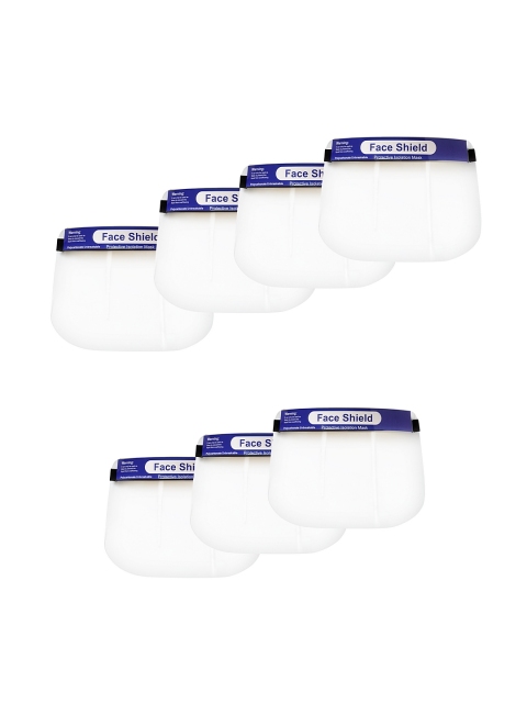 

Sojanya Transparent Set of 7 Polycarbonate Unbreakable and Reusable Face Shields