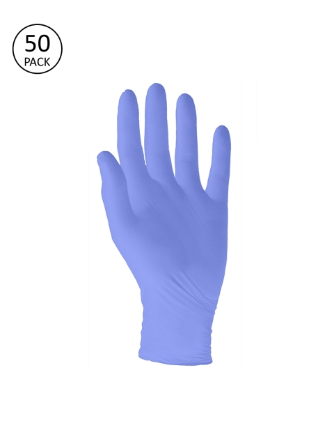 

Teakwood Leathers Unisex Pack Of 50 Blue Solid Surgical Disposable Hand Gloves