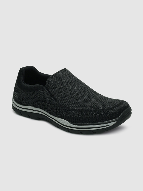 

Skechers Men Black EXPECTED GOMEL Slip-On Sneakers